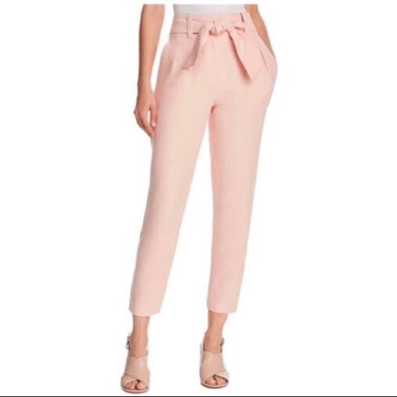 Joie Belted Jun Crop Dress Pants, Size 4 - Picture 1 of 6